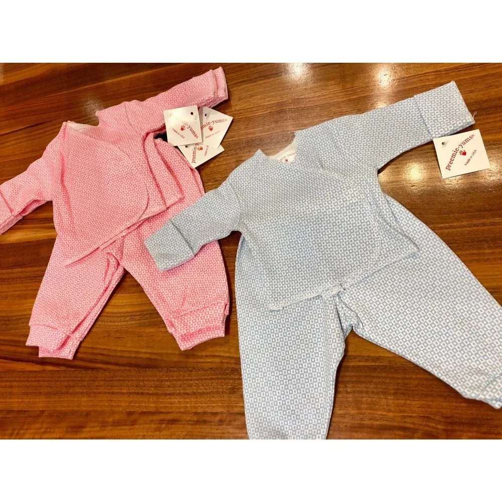 New 11 to 15 Pounds 2 Piece Set Long Sleeve Tee & Pant Baby Girl Babies Newborns